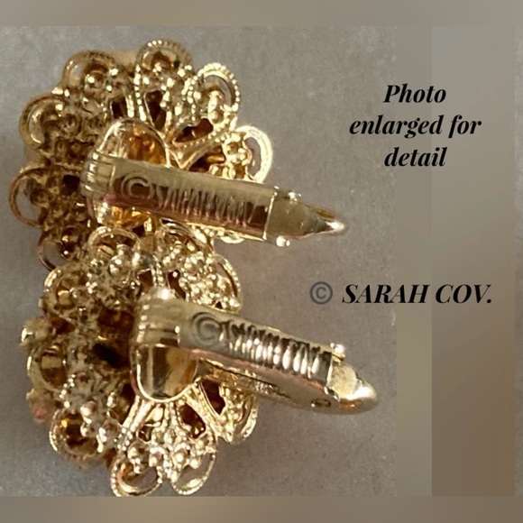 Vintage Sarah Coventry Ring and Earrings - Picture 12 of 12